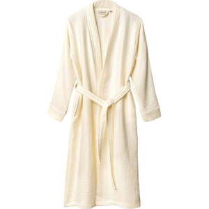 Krémový mušelínový župan velikost S/M Kimono – Foutastic obraz