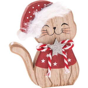 Dřevěná vánoční figurka (výška 11 cm) Happy Cat – Dakls obraz
