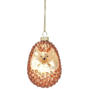 Skleněná ručně vyrobená vánoční ozdoba 5, 5 cm Woodland Hedgehog – Sass & Belle obraz
