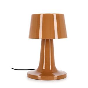 Oranžová kovová LED stolní lampa s kovovým stínidlem (výška 51 cm) Turner – Bizzotto obraz