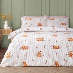 Povlečení na dvoulůžko v přírodní barvě 200x200 cm Happy Capy(bara) – Catherine Lansfield obraz
