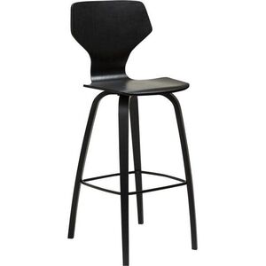 Černá barová židle (výška sedáku 75 cm) S.I.T – DAN-FORM Denmark obraz