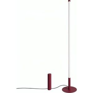 Vínová kovová LED stojací lampa (výška 150 cm) TRANG – Thoro obraz