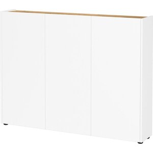 Bílá skříňka v dekoru dubu 138x105x25 cm Libbiano – Germania obraz