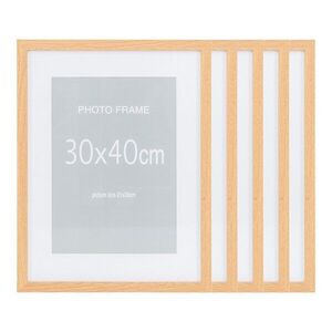 Rámečky v sadě 5 ks v přírodní barvě 30x40 cm Marbella – House Nordic obraz