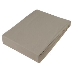 Novel BOXSPRINGOVÉ PROSTĚRADLO, žerzej, šedohnědá, 90/220 cm obraz