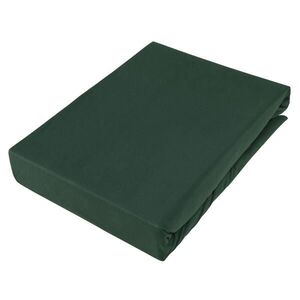 Novel BOXSPRINGOVÉ PROSTĚRADLO, žerzej, tmavě zelená, 140/220 cm obraz