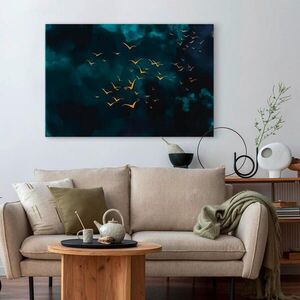 artgeist MALBA NA PLÁTNĚ, krajina a příroda, abstraktní, zvířata, 90/60/1.2 cm obraz