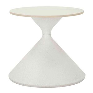 Mauro Ferretti KONFERENČNÍ STOLEK, bílá, kov, keramika, 42/42/40 cm obraz