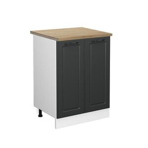 Vicco SPODNÍ SKŘÍŇKA KUCHYŇSKÉ LINKY R-Line Antracitový venkovský dům 60 cm , PD Dub obraz