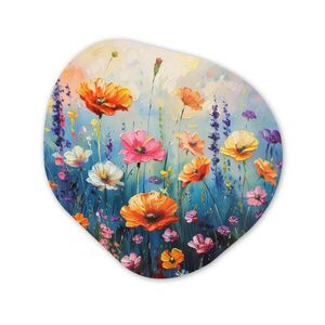 MuchoWow NÁSTĚNNÝ OBRAZ Květiny - Příroda - Akvarel - Umění 90x90 cm obraz