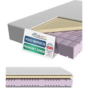 AM Qualitätsmatratzen MATRACE Visco 100/200 cm H2 - výška 23 cm a potah Tencel obraz