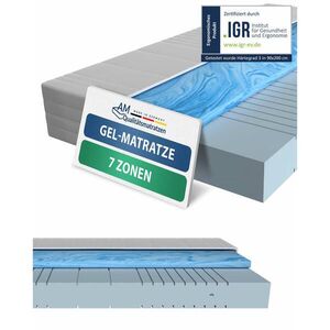 AM Qualitätsmatratzen GELOVÁ matrace 160/200 cm H3 - výška 20 cm a potah Toledo obraz