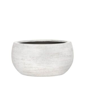Pottery Pots Květináč Dara, barva ovesně bílá, vel. L - ø 61 cm | v. 30, 5 cm - PotteryPots obraz