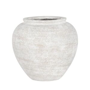 Pottery Pots Květináč Orba, barva ovesně bílá, vel. L - ø 52 cm | v. 48 cm - PotteryPots obraz