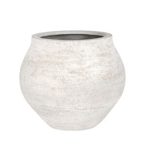 Pottery Pots Květináč Alea, barva ovesně bílá, více velikostí - PotteryPots Velikost: S - ø 32 cm | v. 28 cm obraz