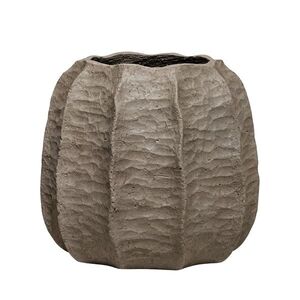 Pottery Pots Květináč Gobi Mid, barva pálená umbra, vel. S - ø 34 cm | v. 31, 5 cm - PotteryPots obraz