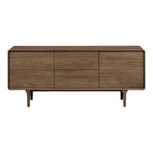 Komoda Darwin, dub, tmavě hnědá, 180 cm - House Nordic obraz
