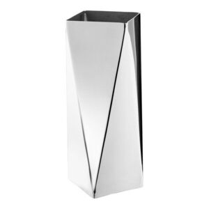 Váza, leštěná nerezová ocel, stříbrná, 23 cm - House Nordic obraz