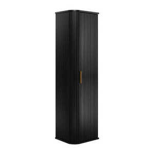 Elvisia Vysoká skříňka do koupelny ELEGANCE 139 Black obraz