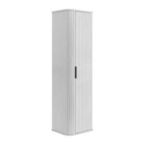 Elvisia Vysoká skříňka do koupelny ELEGANCE 139 White obraz