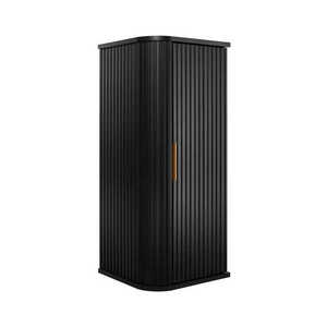 Elvisia Závěsná skříňka do koupelny ELEGANCE Black 79 cm obraz