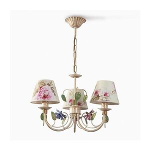 Lustr na řetězu CAMELLIA 3xE14/40W/230V růžový 20744-cl153-aba60n-ct0504 obraz
