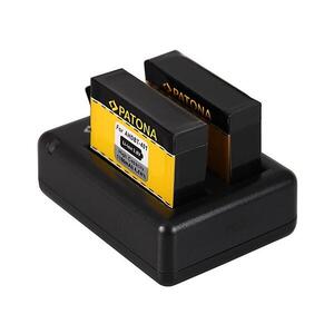 PATONA - Nabíječka Dual GoPro Hero 4 USB + 2x baterie Aku 1160mAh PT1983B obraz