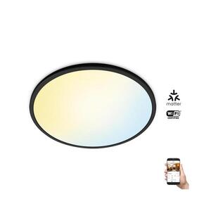 WiZ - LED Stmívatelné stropní svítidlo SUPERSLIM LED/22W/230V černá Wi-Fi 8719514554955 obraz