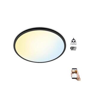 WiZ - LED Stmívatelné stropní svítidlo SUPERSLIM LED/32W/230V černá Wi-Fi 8720169071018 obraz