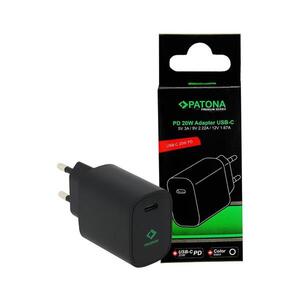 PATONA - Nabíjecí adaptér USB-C Power delivery 20W/230V černá PT2591 obraz