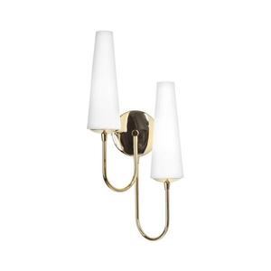 Zuma Line 1125 - Nástěnná lampa MAGNUM 2xE14/40W/230V zlatá 1125 obraz