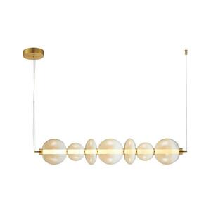 LED Lustr na lanku DAPHNE LED/40W/230V zlatá ML0349 obraz