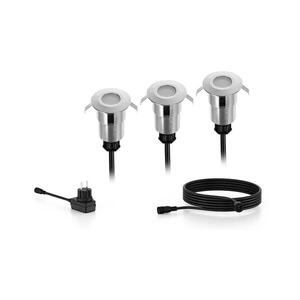 Philips - SADA 3x LED Venkovní zápustné svítidlo SPORE LED/1W/24/230V IP67 872016926945300 obraz