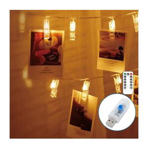 B.V. - LED Dekorační řetěz 40xLED/5W/USB 9 m teplá bílá B103031XH obraz