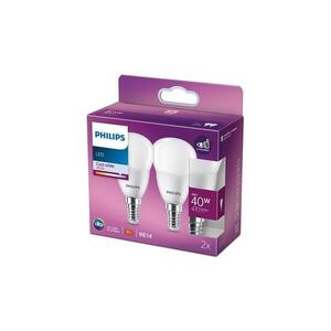 SADA 2x LED Žárovka Philips P45 E14/5W/230V 4000K 8719514310155 obraz