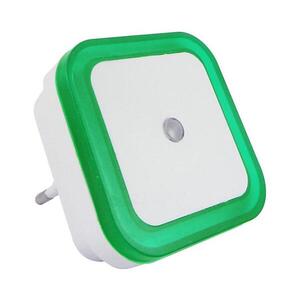 LED Noční světlo se senzorem soumraku LED/0, 5W/230V zelená 034 0000185 obraz
