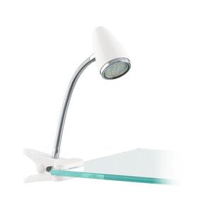 Eglo 902368 - LED Lampa s klipem RICCIO 1xGU10/2, 8W/230V bílá/lesklý chrom 902368 obraz