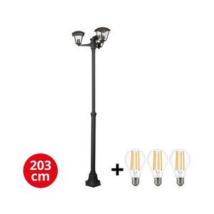 BRILAGI - LED Venkovní lampa LUNA 3xE27/60W/230V IP44 GD-LUNAP3-00 obraz