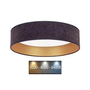 BRILAGI - LED Stropní svítidlo VELVET LED/24W/230V 3000/4000/6400K šedá/zlatá obraz