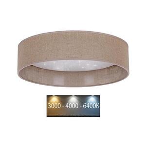 BRILAGI - LED Stropní svítidlo VELVET STAR LED/24W/230V pr. 40 cm hnědá obraz