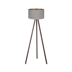 BRILAGI - Stojací lampa VELVET 1xE27/60W/230V hnědá/šedá AS0464+DU82498 obraz