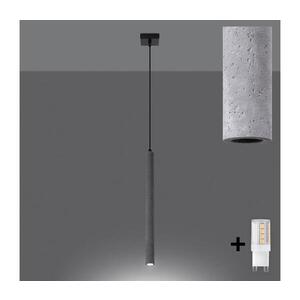 BRILAGI - LED Lustr na lanku DRIFA 1xG9/4W/230V beton BR.1271 obraz