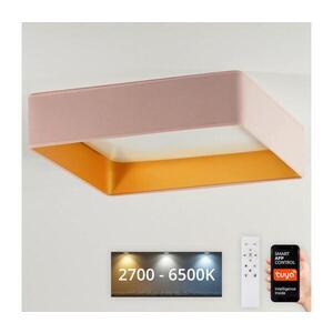 BRILAGI-LED Stmívatelné svítidlo VELVET SQUARE LED/36W/230V Wi-Fi Tuya+DO růžová obraz