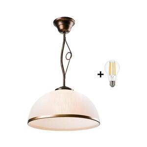 BRILAGI - LED Lustr na tyči ANTICO 1xE27/60W/230V bronz patina 8590828606611 obraz