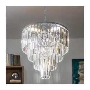 BRILAGI - LED Křišťálový lustr na řetězu MOZART 5xE14/40W/230V lesklý chrom BG-17106/4+1-CHR obraz