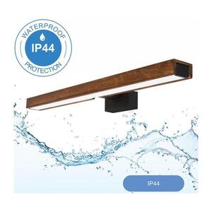 BRILAGI-LED Koupelnové osvětlení zrcadla WOODY MIRROR LED/12W/230V IP44 dub/čern 8590828607441 obraz