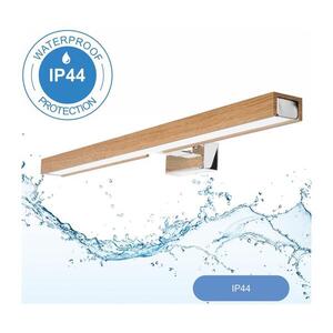 BRILAGI-LED Koupelnové osvětlení zrcadla WOODY MIRROR LED/12W/230V IP44 dub/chro 8590828607557 obraz