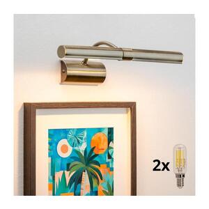 BRILAGI - LED Obrazové svítidlo DANAE 2xE14/4W/230V 3000K bronzová BG0811+2xAI0848 obraz