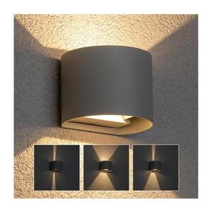 BRILAGI - LED Venkovní nástěnné svítidlo RONDO LED/6W/230V šedá IP54 WO-HR60431-LED-OEM-SA obraz
